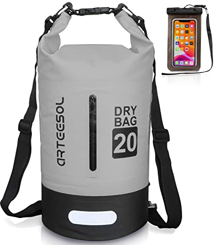 Blackace arteesol Dry Bag wasserdichte Tasche 5L/10L/20L/30L Wasserfester Beutel Packsack mit Langen Doppeltem Verstellbarer Schulterriemen für Schwimmen Bootfahren Kajak Wassensport Treiben