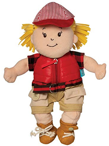 Manhattan Toy Baby Stella Lernen Sie, Babypuppe für Kleinkinder, 38,1 cm anzuziehen