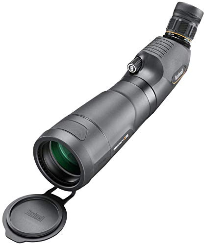 Bushnell Trophy Xtreme Spotting Scope 20-60x65 – 45 Degree Angled Scope with Multi-Coated Optics, Waterproof, Rubber Armor - Black