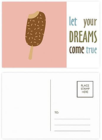 Postkarten-Set Crispy Chocolate Sweet Ice Dream Come True, 20 Stück