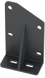 Leudus LUP060, Stahl, 1-Stück, grau, Dachsparrenhalter für Markisen, Adapter für Dachsparren