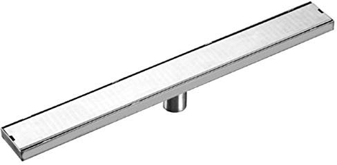CSSHNL Linear-Kanal Bodenablauf Tor 60 cm Edelstahl Deodorization Typ Dusche Bodenablauf Langer Drainage-Platz Badablauf Abflusssieb für die Dusche