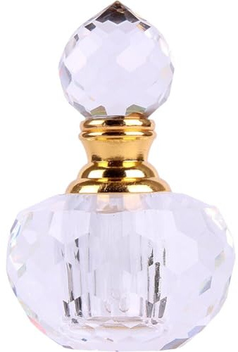 Glas Parfümflasche Leer Nachfüllbar Parfüm Tropper Flasche Vintage Kristall Ätherische Ölflasche Duftbehälter