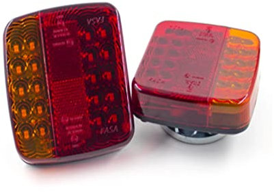 ANATUM Rücklicht für LKW-Anhänger Drahtloses Magnetisches LKW-Rücklicht, Anhänger-Rücksignal, Warnbremslicht Für Abschleppen Von Wohnwagen, Wohnmobilen, Lastwagen
