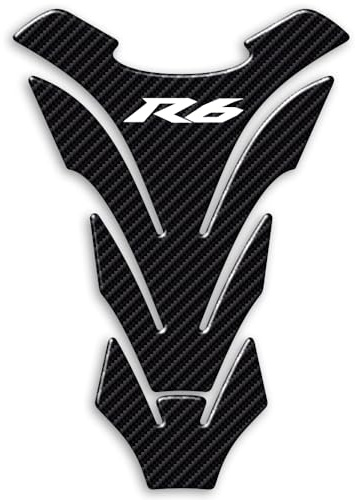 Paraserbatoio Tank Pad Adesivo Resinato 3D Protezione Serbatoio compatibile con moto YAMAHA R6 - PY009