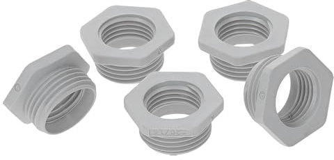 Kalitec G6201600 Riduzione M20/M16 Plastica Grigio Chiaro I Riduttore Raccordo Raccordo esagonale I M16 Filettatura interna I M20 Filettatura esterna I IP68