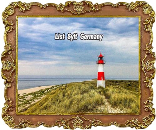 Kühlschrankmagnet, Motiv: Sylt Deutschland, Touristen-Souvenir, Kühlschrank-Dekoration, Magnet