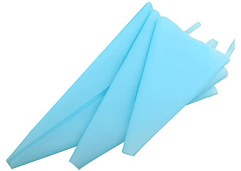 COLLBATH Safe Tasteless TPU Cake Making Bags 10'' 12'' 16'' Reusable Pastry Bags Easy to Decorate for Home Hotel