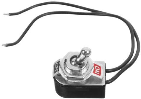Artibetter Interruttore Toggle Compatto Posizioni off Per Auto e Barca Meccanismo Rocker Flessibile Facile Installazione Con Cablaggio Da Resistente e Durevole Per Uso Intensivo