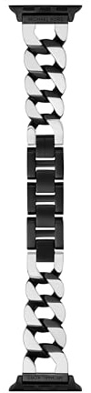 Michael Kors Bracelet bicolore en acier inoxydable pour Apple Watch® (modèle : MKS8073E)