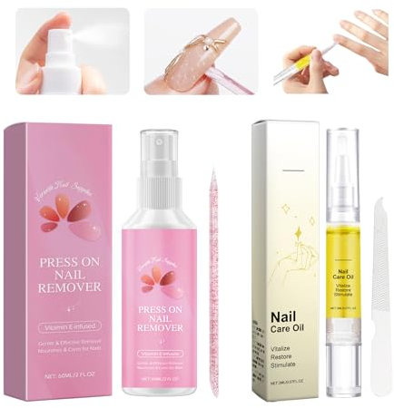 Dissolvant pour Vernis à Ongles, Dissolvant Vernis Semi Permanent rapide Spray pour le Nettoyage des Ongles avec Huile de soin des cuticules, Spray pour Retirer À Ongles Le Gel Ongle Soins des Ongles