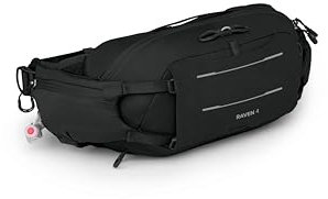 Osprey Damen Raven 4 Mountainbike-Rucksack mit Hydraulik-Reservoir, Schwarz, Einheitsgröße, Schwarz , Einheitsgröße