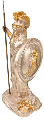EPIGEIST Griechische Göttin Athena Statue Kunstharz Skulptur 4.7 Zoll Weisheit Figur Für Wohnkultur Büro Sammler Elegantes Desktop Ornament