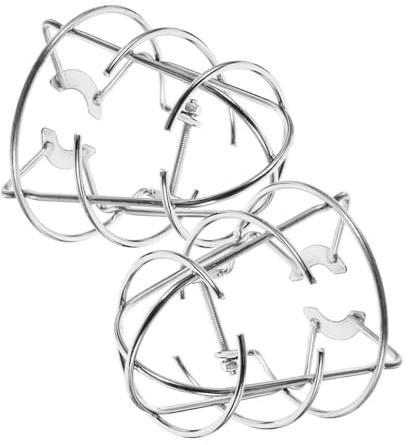 Hemobllo 2 Pcs Couvercles de Gicleurs D'incendie en Fer Argenté, Protection Robuste et Fiable pour Tête de Sprinkler à Vis, Sécurité Incendie