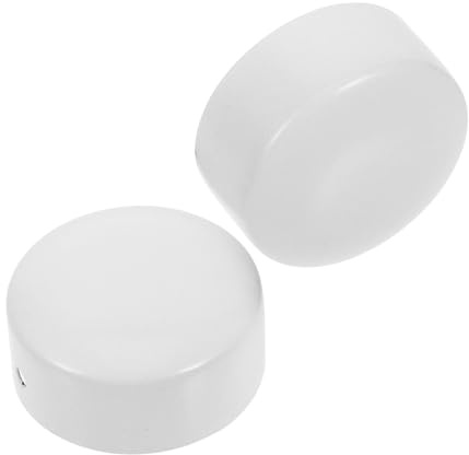 Lurrose Handrail End Caps Stainless Steel Handrail Cover for Wooden Handrails Stair End Finish Replacement Accessory Secure Fit Easy Installation 2 Pack 1.97 X 1.97 X 0.98 in