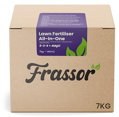 Fertilizante Otoño 7kg All-in-One NPK 6-3-12 + 3MgO Granulado | Nutrición Duradera - Raíces Fuertes - Césped Saludable - Frassor