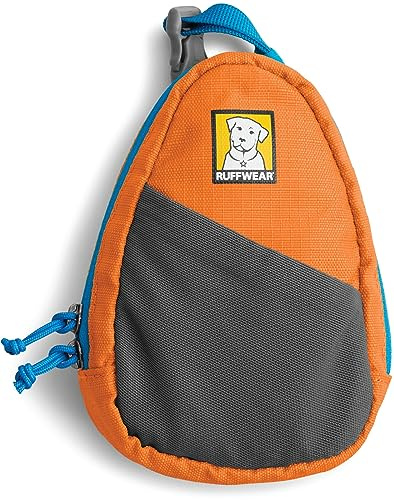 RUFFWEAR Hundekot-Beutel Spender, Zur Befestigung an Jede Art von Leine, Inkl. Kotbeutel, Orange, Stash Bag