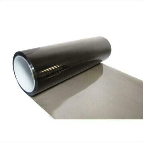 Riloer Película de Luz para Automóvil, Película de Vinilo Tintado para Faro, Luz Trasera, Lámpara Antiniebla para Luz Trasera, Negro Claro, 30 * 100 CM