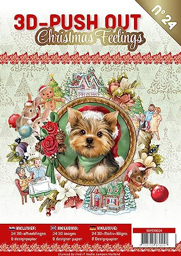 3D-Stanzbogenbuch Christmas Feelings 24 Bogen