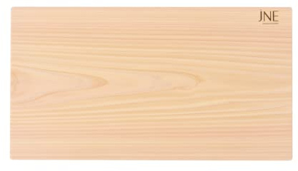 Hinoki Zypressen-Schneidebrett, wendbar, Holz, 43,9 x 24,1 x 3 cm, Schneidebrett, Metzgerbrett, Servierbrett, massives Einzelstück, kein Gelenk, kein Kleber, Urlaubsgeschenk