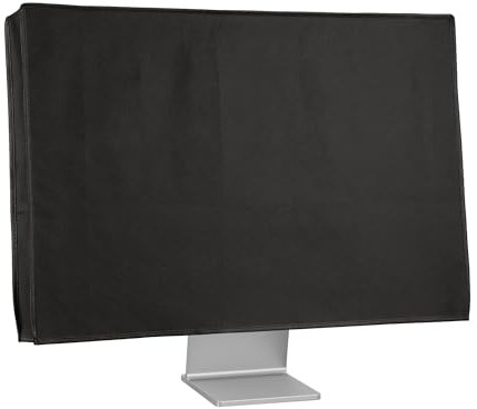 kwmobile Schutzhülle kompatibel mit 27-28 Monitor - Hülle PC Bildschirm - Computer Cover Case - Schwarz