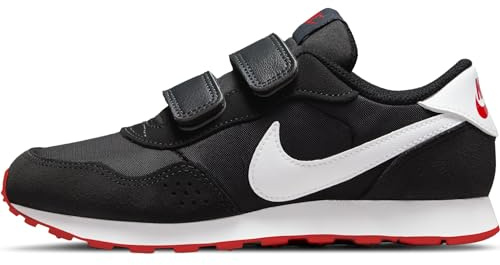 Nike MD Valiant, Zapatillas, Black White Dk Smoke Grey University Red, 28 EU