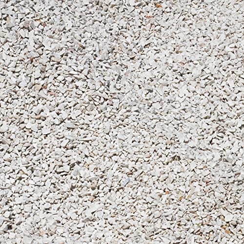 4myBaby GmbH Best for Garden - Granit Ziersplitt | Granit Splitt weiß | Kies für Garten | Zierkies Granit weiß| Granitsplitt 8-16 | Zierkies für Wege & Gartenteiche 25x3kg | Kleiner Kies Splitt bunt