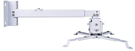 Oporte para Proyector Soporte ajustable for proyector de techo con carga de 30KG, soporte for Proyector colgante de pared, soporte elástico for Proyector LED, soporte Universal ( Color : Silver )