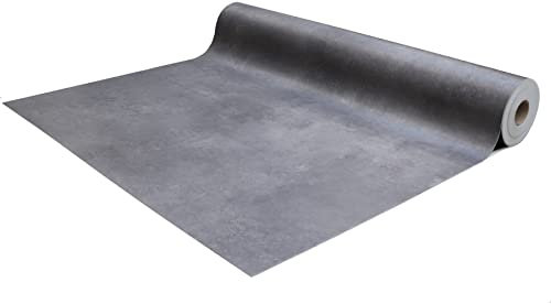 Primaflor PVC Bodenbelag Meterware TURVO - Stein Kanada, 4,00m x 3,50m, Vinyl-Boden in Betonoptik für Küche, Wohn- und Badezimmer, Hochwertige Auslegware, Anti-Rutsch Oberfläche