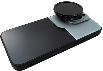SYSTEM-S CPL Filtre polarisant Circulaire 52 mm avec Coque filetée pour iPhone 15 Pro Max