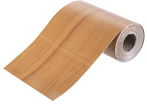 sourcing map Cinta de reparación de grano de madera de 3.94 x 33 pies, película autoadhesiva de PVC, parche de cinta de reparación de papel de pared para pared, esquina, mesa, puerta, sofá, muebles,