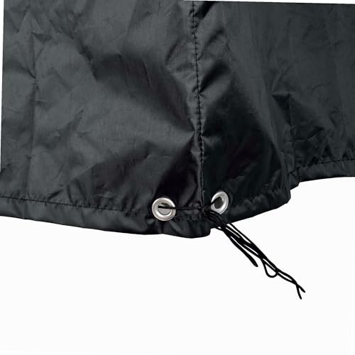 WERKA PRO Housse de Protection Renforcée pour Barbecue 130 x 70 x 80 cm | Aluminium, imperméable, sécurisé, usage extérieur et barbecue, tissu oxford 420D