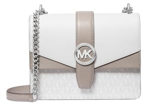 Michael Kors kleine Umhängetasche mit farbigem Blocklogo