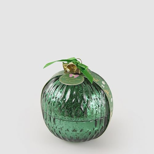 EDG Enzo De Gasperi Candela Profumata Sfera di Natale 11cm Verde