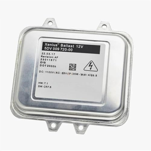 Ballast au xénon Ballast De Phare Au Xénon HID D1S, Contrôle De La Lumière D'ordinateur 5DV 009 720 00 1232335 pour Opel pour Astra J pour Insignia Ballast de Phare au xénon