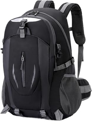 Genérico Mochila Senderismo Hombre - Mochila De Camping De 40 Litros Para Senderismo | Equipo Impermeable Reflectante para Montañismo Escalada Ciclismo