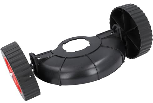 Alomejor Lot de 2 Roues de Support pour Taille-Bordures Réglables en Hauteur, Tonte Facile, Poignée Confortable, Roue Auxiliaire pour Le Désherbage Paysager, Matériau Plastique Durable