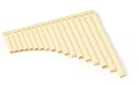 Panflöte Instrument Panflöte Einsteigerfreundliches Instrument Mit 16 18 Pfeifen Geeignet Für Professionelle Aufführungen Abnehmbar(18 tubes of beige)