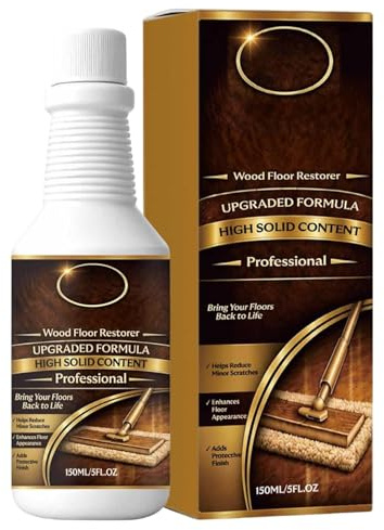 Ripristinante Per Pavimenti In Legno Riparazione 150 ml | Ripristino Lucentezza Parquet Proprietari Di Casa Ufficio Appartamento Soggiorno Camera Da Studio Caffè Ristorante