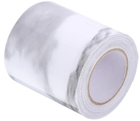 IFANLANDOR Battiscopa Autoadesivo in PVC con Effetto Marmo, Flessibile e Resistente 5 Cm x 5 M, per Pareti e Corridoi d'Ingresso