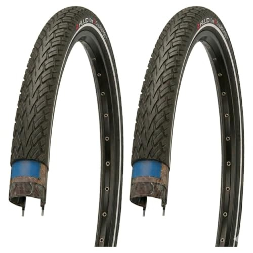 Kujo 2er Set 26 Zoll Fahrradreifen 26x1.95 Zoll mit Kevlar Protect 2.5 mm Pannenschutz, 50-559, für Mountainbikes