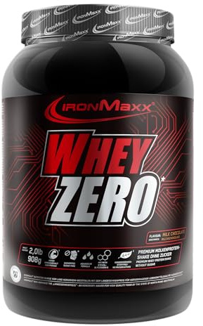 Whey ZERO Whey Protein Pulver 908g Milk Chocolate - Zuckerfreies High Protein Shake mit ca. 78% Eiweiß, Enthält alle 8 essentielle Aminosäuren