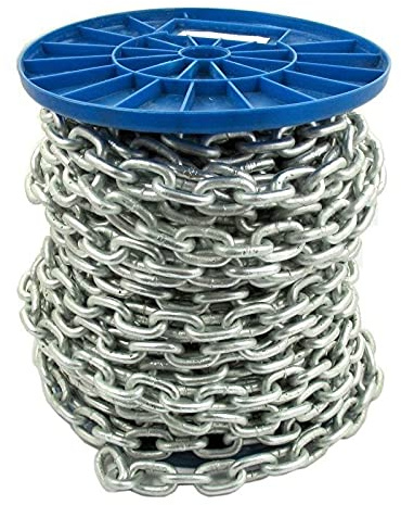 5mm Strong Galvanized Heavy Duty Steel Chain Galvanised Welded Short Link (Length: 20m)