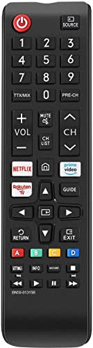Universal Samsung Remote Control for All Samsung Smart TV Models - Features Netflix, Prime Video, and Rakuten TV Buttons - Replacement for Samsung TV Remote
