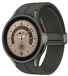 Samsung Galaxy Watch5 Pro 45mm 4G LTE Smart Watch, Grey Titanium, 3 Year Extended Warranty (UK Version)