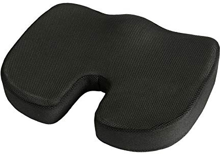 Glakyur CojíN OrtopéDico para Asiento de Almohada, CojíN de Espuma ViscoeláStica Antideslizante para el Coxis para el Dolor de la Cola- de Oficina Asiento de Coche