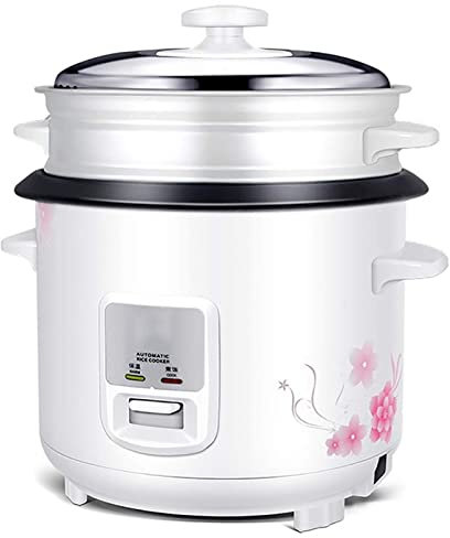 Cuociriso, cuociriso e Funzione di Mantenimento in Caldo (1,5-6L) Mini cuociriso Multifunzione, con spatola e misurino, per 1-8 Persone,2L