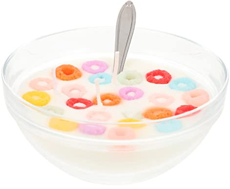 ORFOFE Kerzen in Dessertform Duftkerze Aus Paraffin Dekorative Aromatherapiekerze Kerze in Lebensmittelform Müsli-kerzenschale Tischkerze Einzigartige Duftkerze