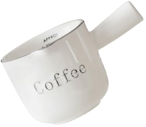 MAGICLULU Jarra de Cerámica para Leche y Café, Capacidad 90 Ml, Asa, Taza con Forma de Taza para Servir Salsas, Easy To Store