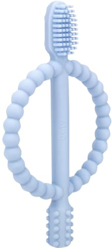 OCTY Teething Toys for Baby: Food Grade Silicone, Soothes Gums, Safe & Durable Teether, for Newborns & Toddlers 0-6 Months+. Perfect for Teething & Baby Showers. Comforting Baby Sensory Toy